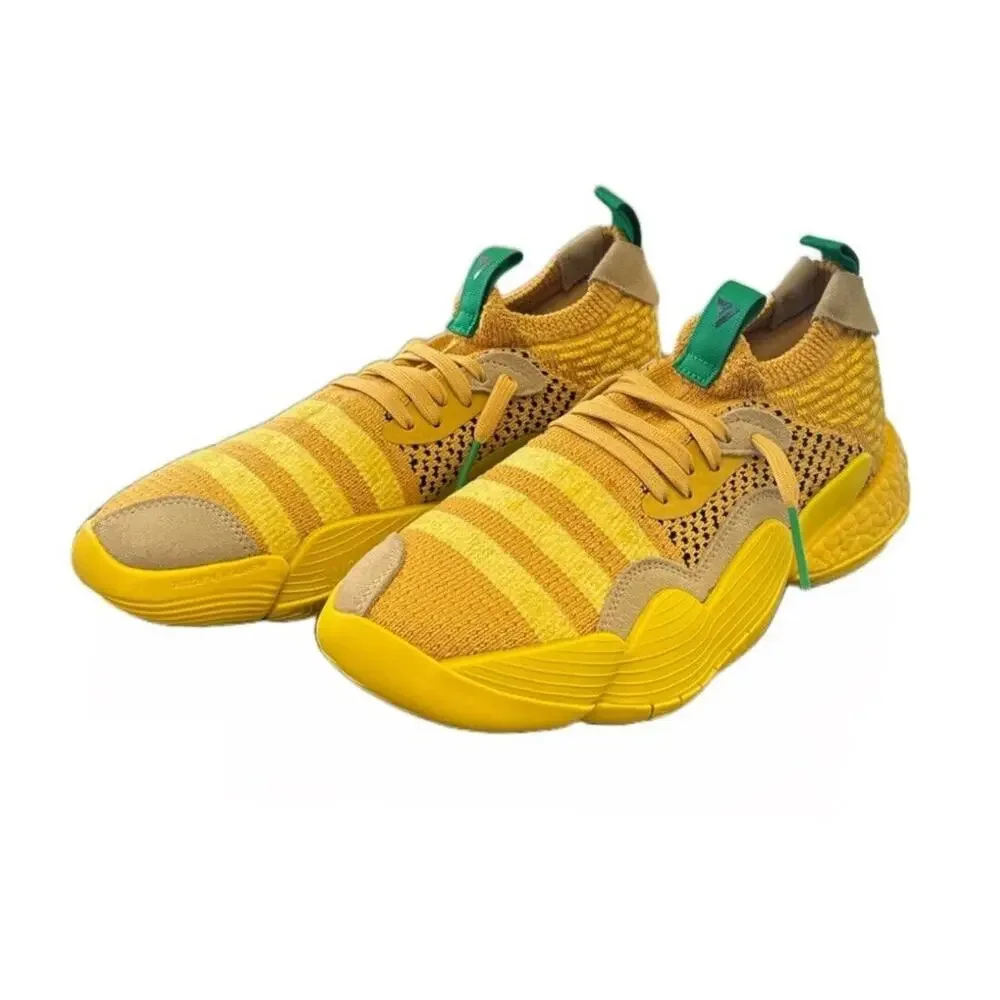 Adidas Trae Young 2 Hazy Yellow‎ Basketball Shoes Low Top Men's Size 8 IG4793